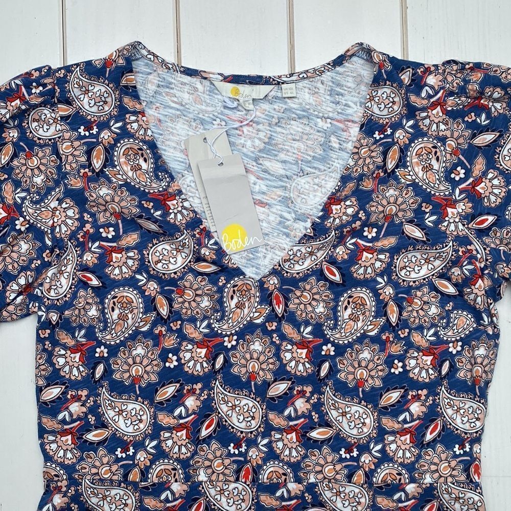 NWT Boden Cotton Puff Sleeve Dress​​ - Picture 8 of 16